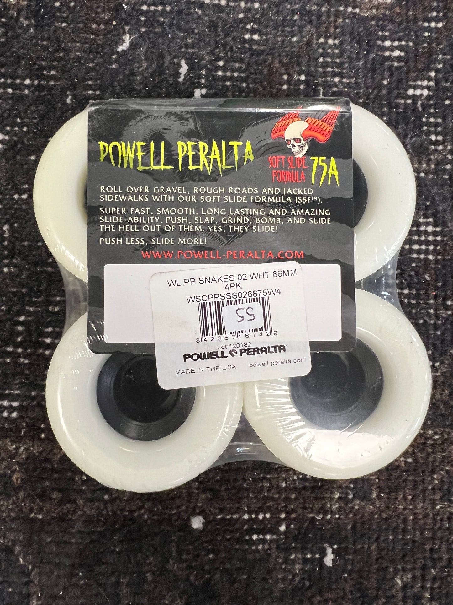 POWELL PERALTA Snakes Soft Slide - 66mm - 75a