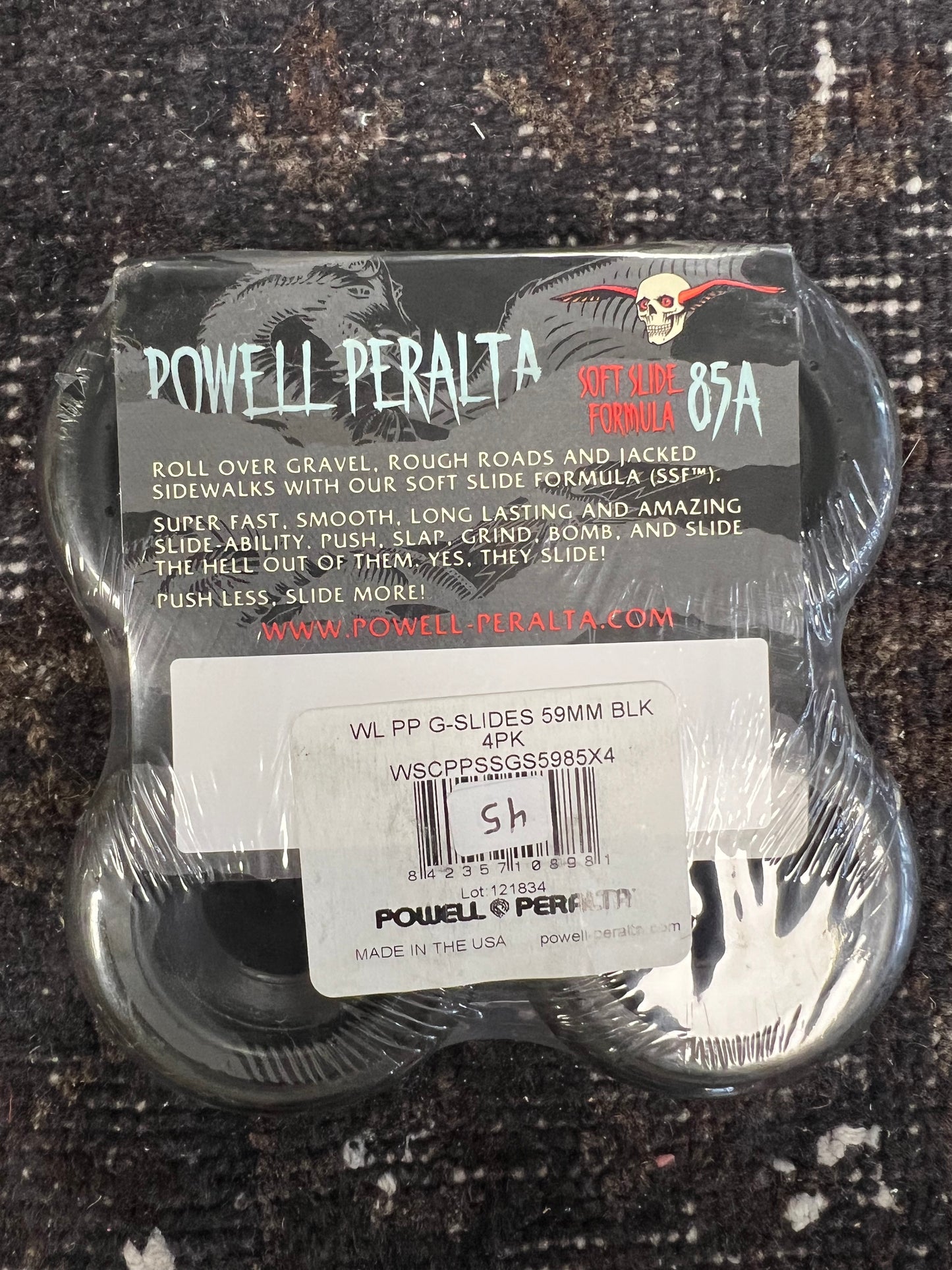 POWELL PERALTA G Slides - 59mm - 85a - Black